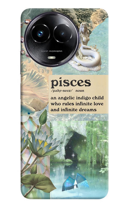 Pisces Zodiac Realme Narzo 60x Hard Case Back Cover by Casekaro