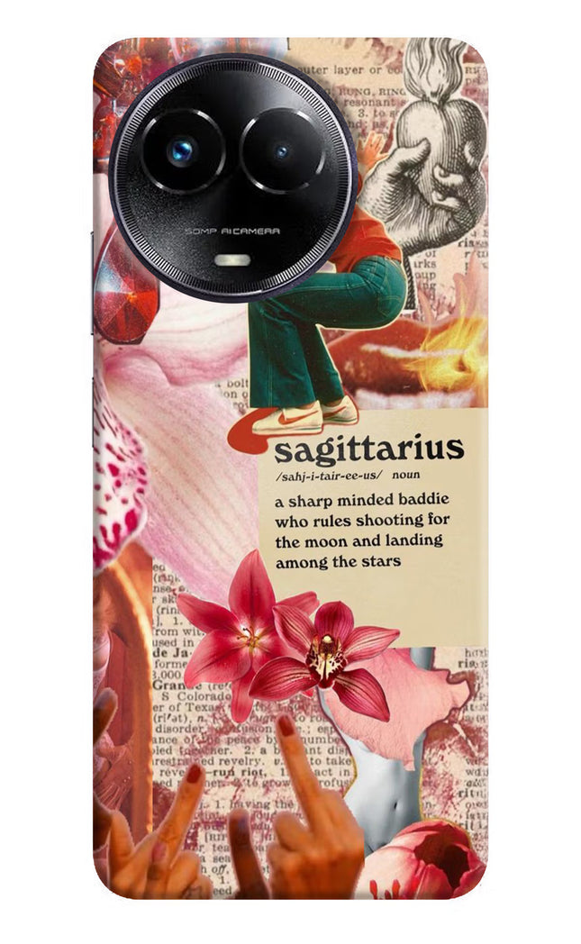 Sagittarius Zodiac Realme Narzo 60x Hard Case Back Cover by Casekaro