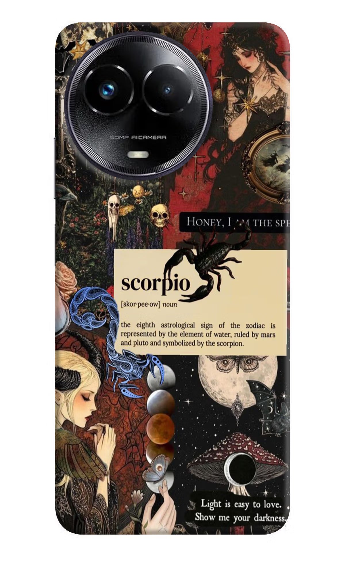 Scorpio Zodiac Realme Narzo 60x Hard Case Back Cover by Casekaro