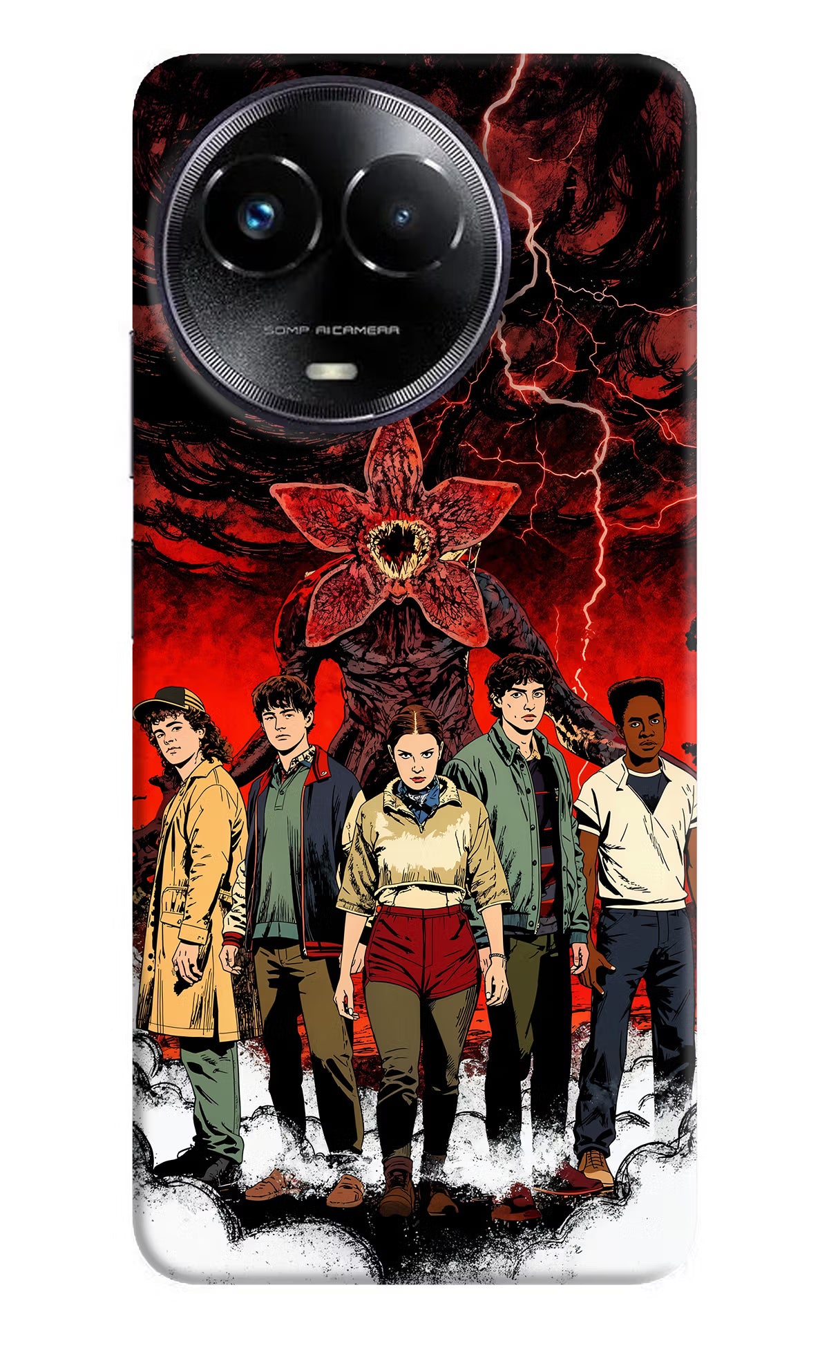 Ordinary Things Characters Realme Narzo 60x Hard Case Back Cover by Casekaro