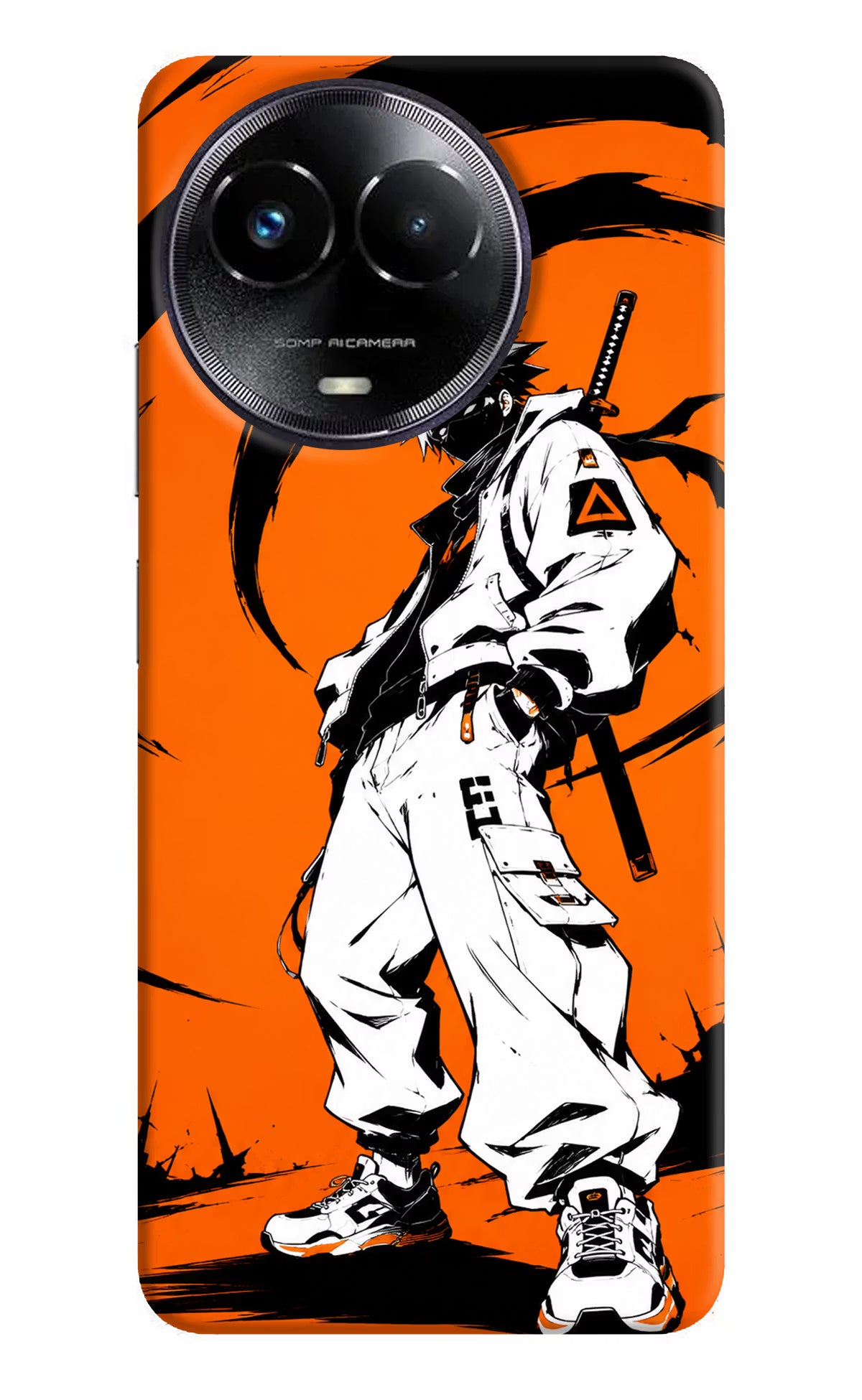 Street Samurai  Realme Narzo 60x Hard Case Back Cover by Casekaro