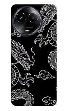 Twin Dragons Realme Narzo 60x Hard Case Back Cover by Casekaro