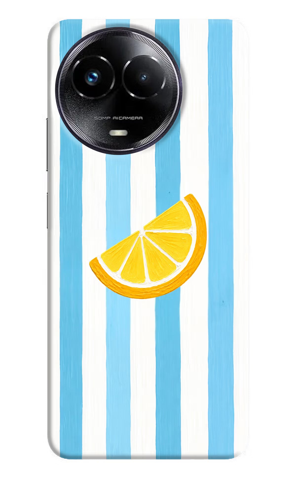 Summer Lemon Realme Narzo 60x Hard Case Back Cover by Casekaro