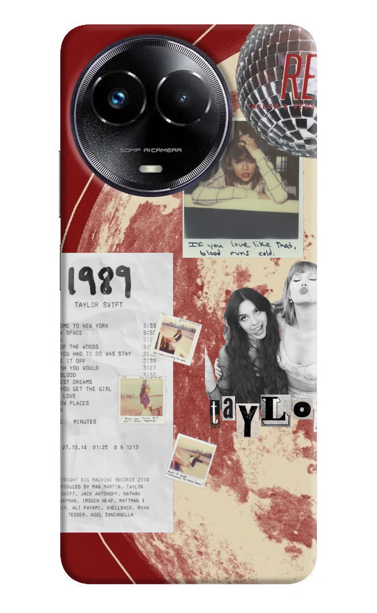 Taylor Swift Realme Narzo 60x Back Cover