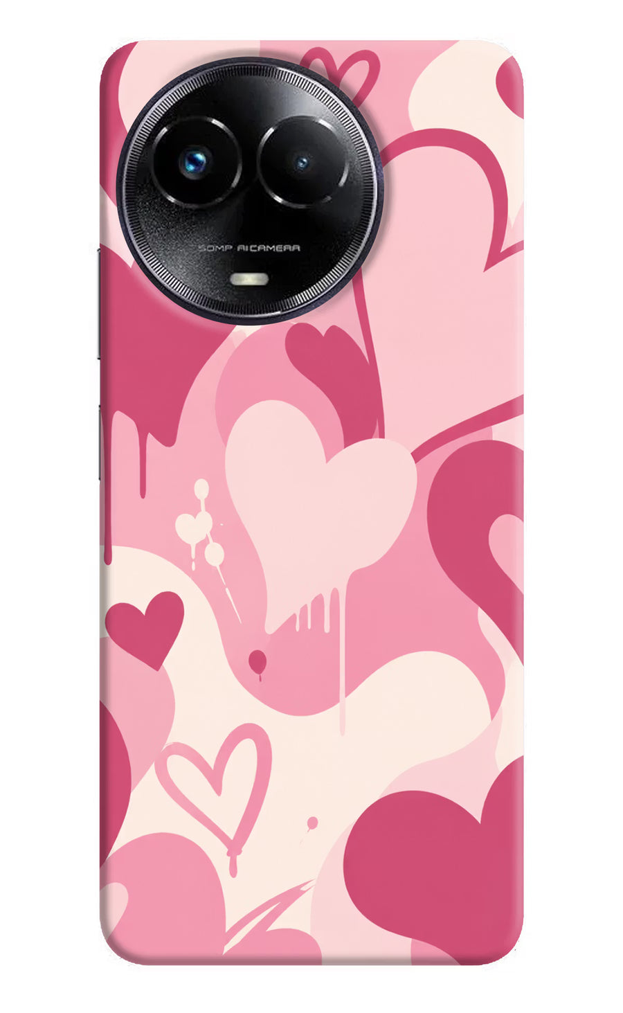 Hearty case Realme Narzo 60x Back Cover, Hard case