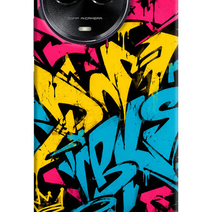 Graffiti Vibe Realme Narzo 60x Hard Case Back Cover by Casekaro