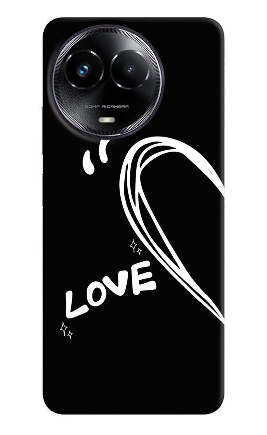 Love Line Realme Narzo 60x Hard Case Back Cover by Casekaro