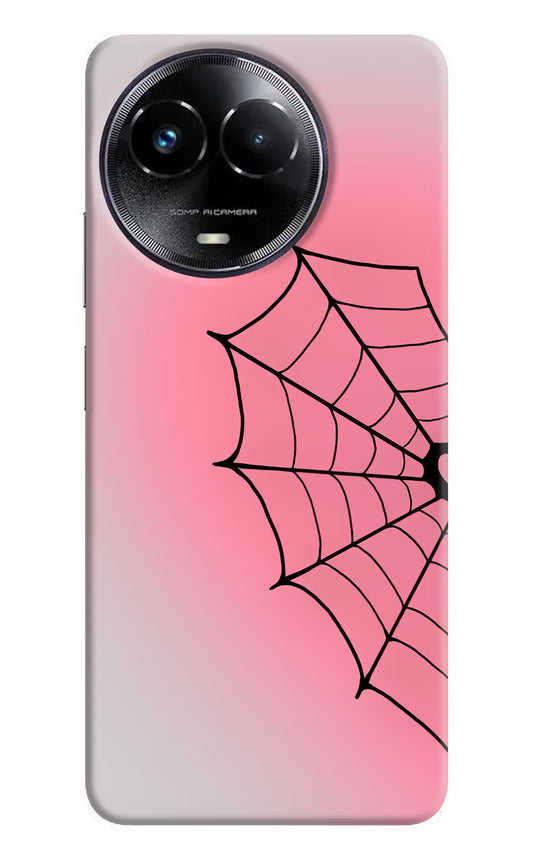 Pink Web Realme Narzo 60x Hard Case Back Cover by Casekaro