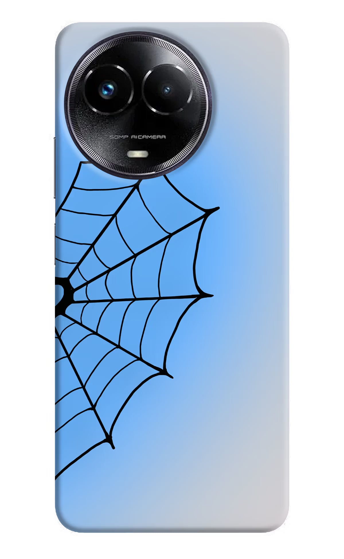 Blue Web Realme Narzo 60x Back Cover