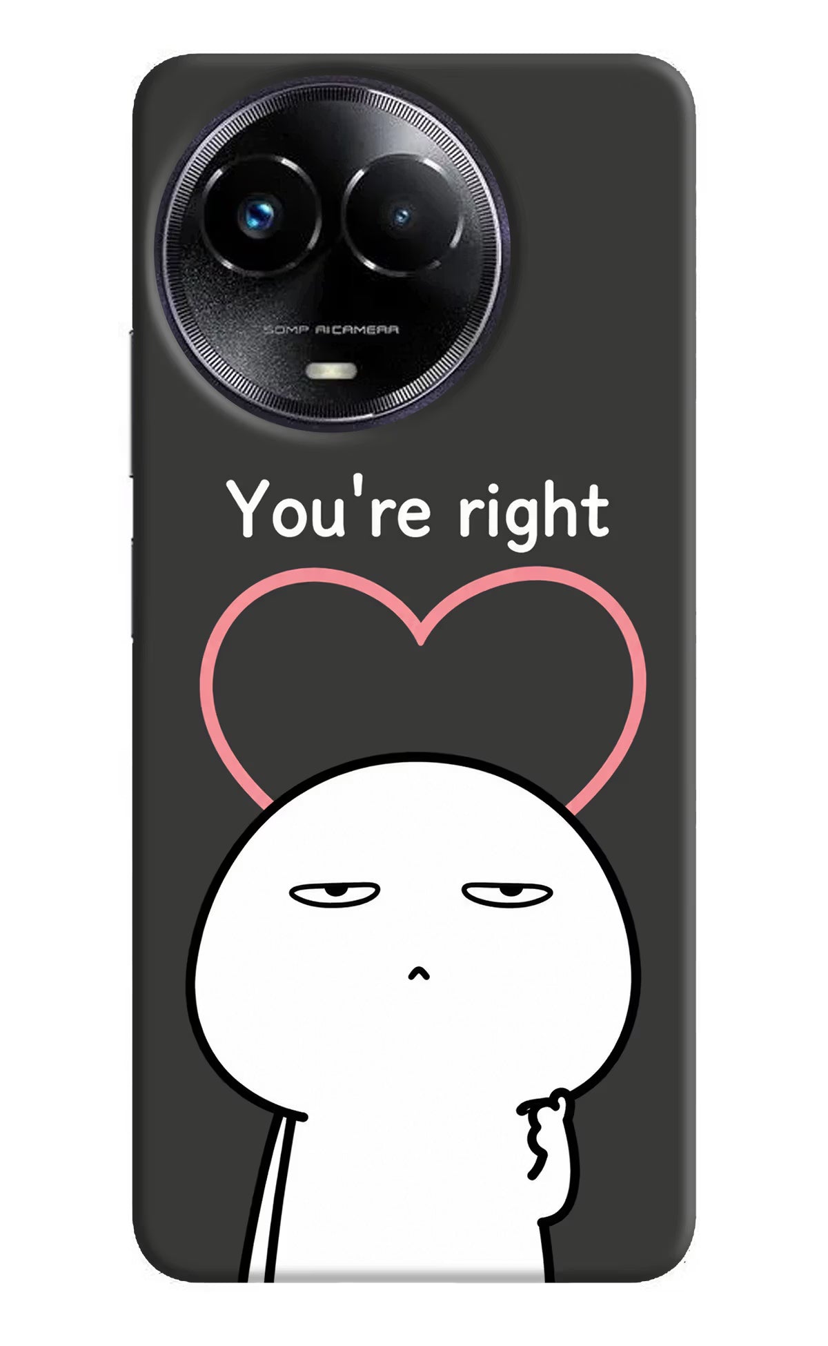 You're Right Realme Narzo 60x Back Cover