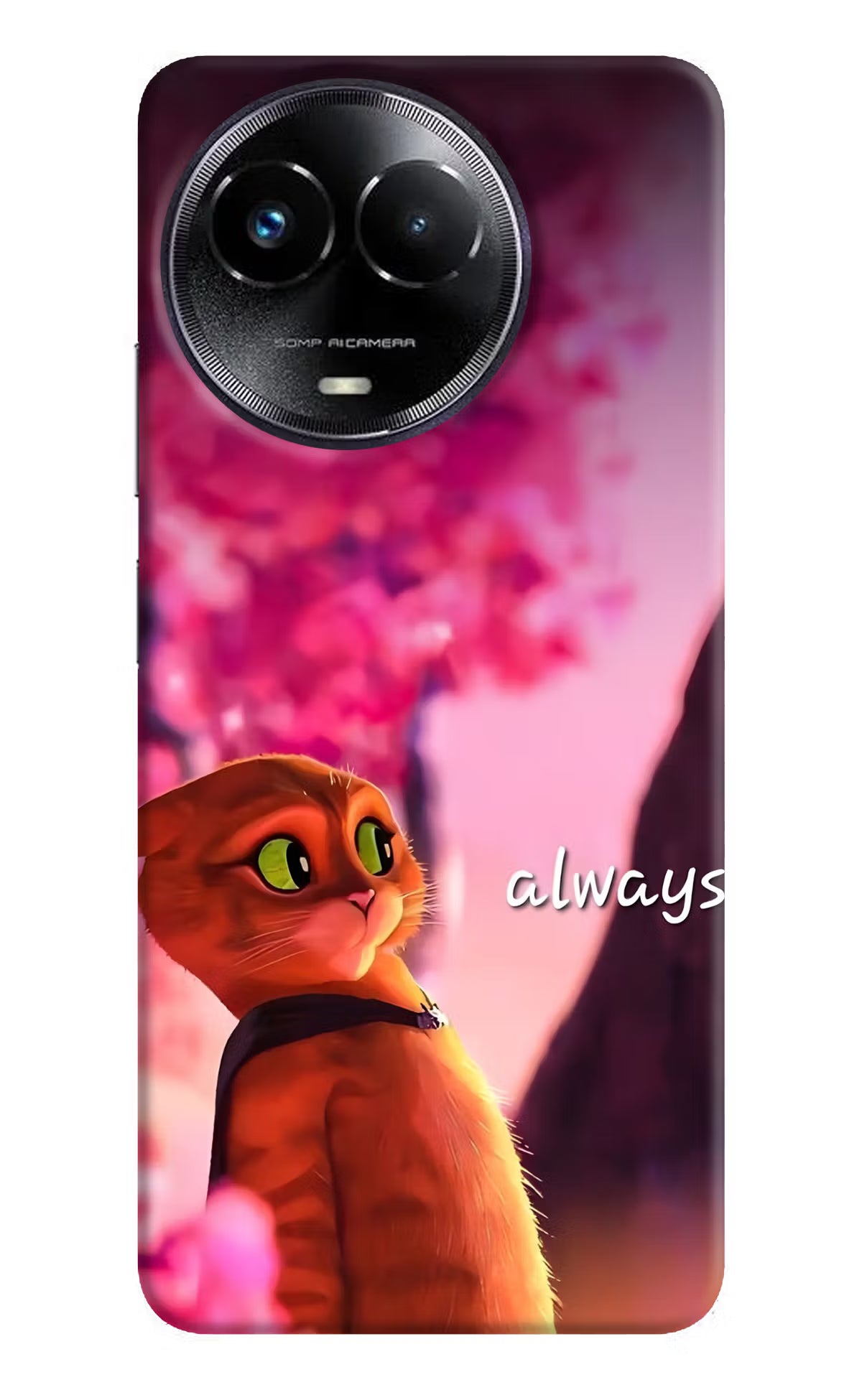 Always Cat Realme Narzo 60x Back Cover