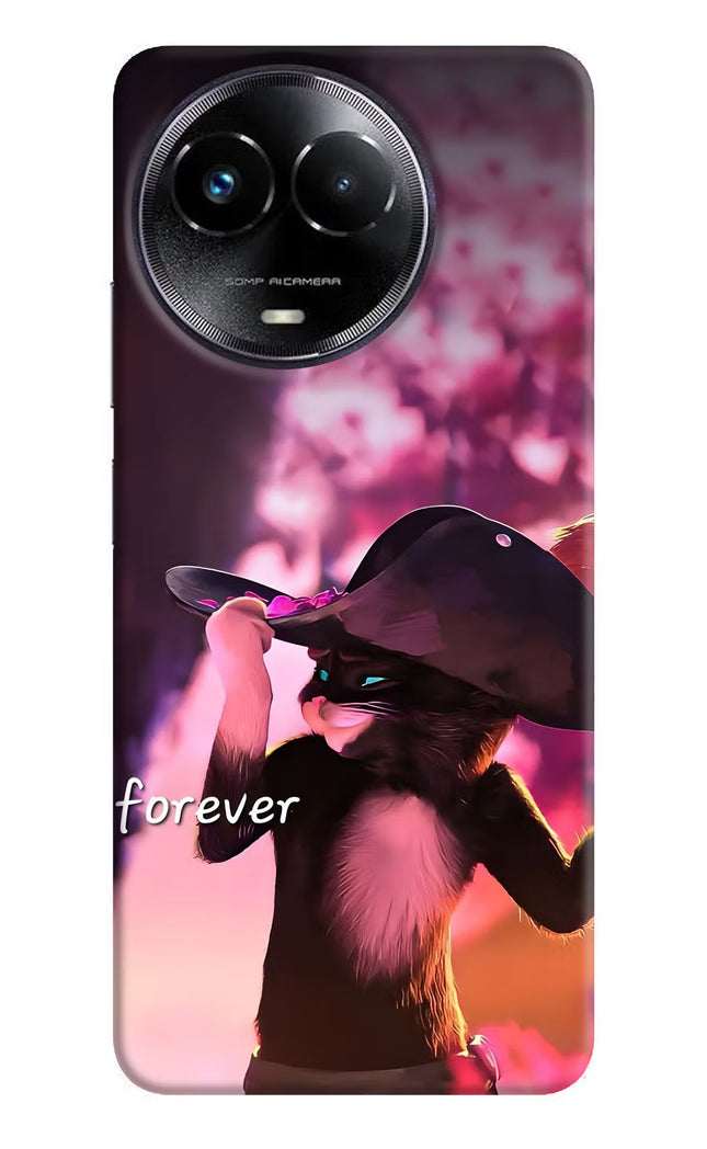Forever Cat Realme Narzo 60x Hard Case Back Cover by Casekaro