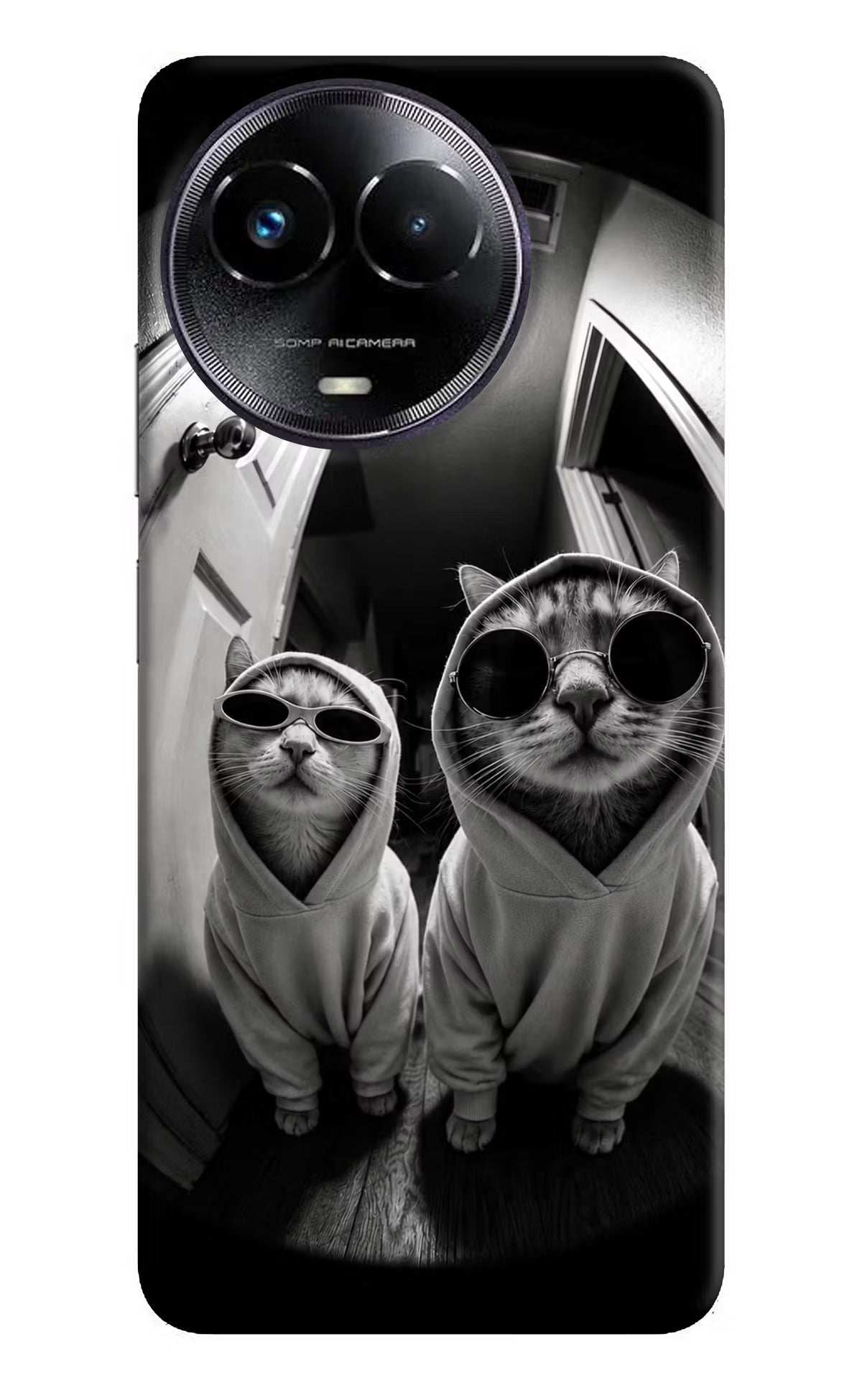 Hood Cats Realme Narzo 60x Hard Case Back Cover by Casekaro