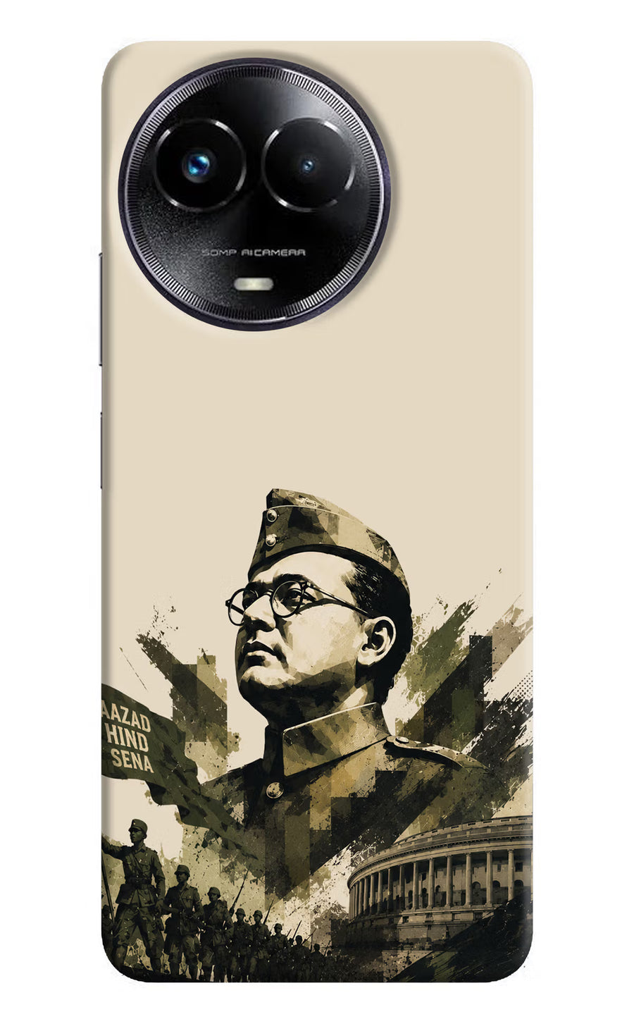 Netaji Rising Realme Narzo 60x Back Cover, Hard case