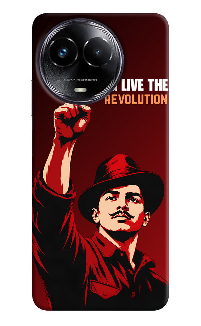 Bhagat Singh Revolution Realme Narzo 60x Hard Case Back Cover by Casekaro