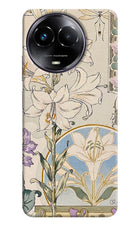 White Lily Realme Narzo 60x Hard Case Back Cover by Casekaro