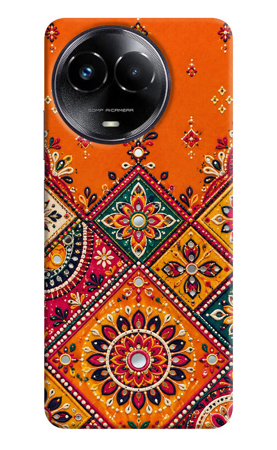 Kutch Glow Realme Narzo 60x Back Cover, Hard case