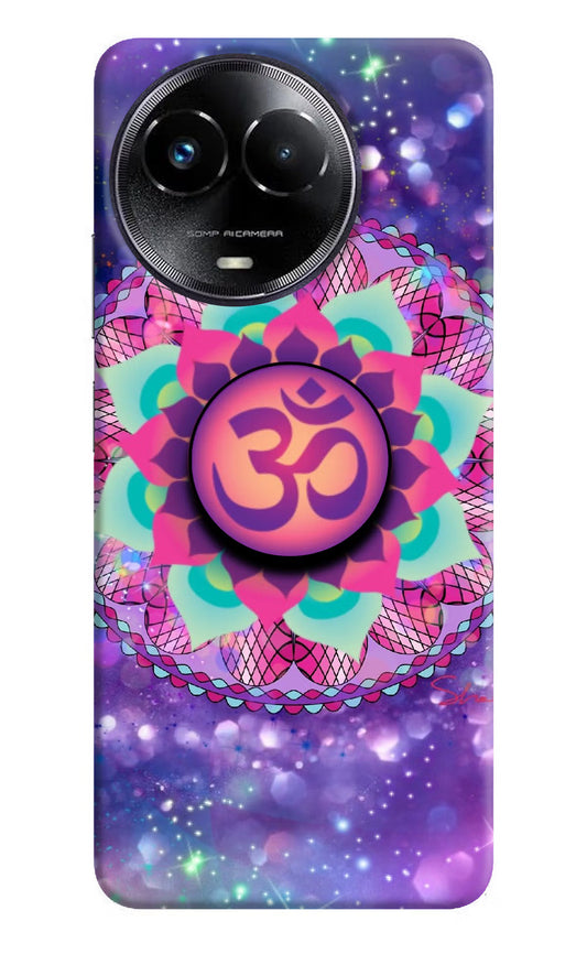 Om Purple Realme Narzo 60x Pop Case by Casekaro