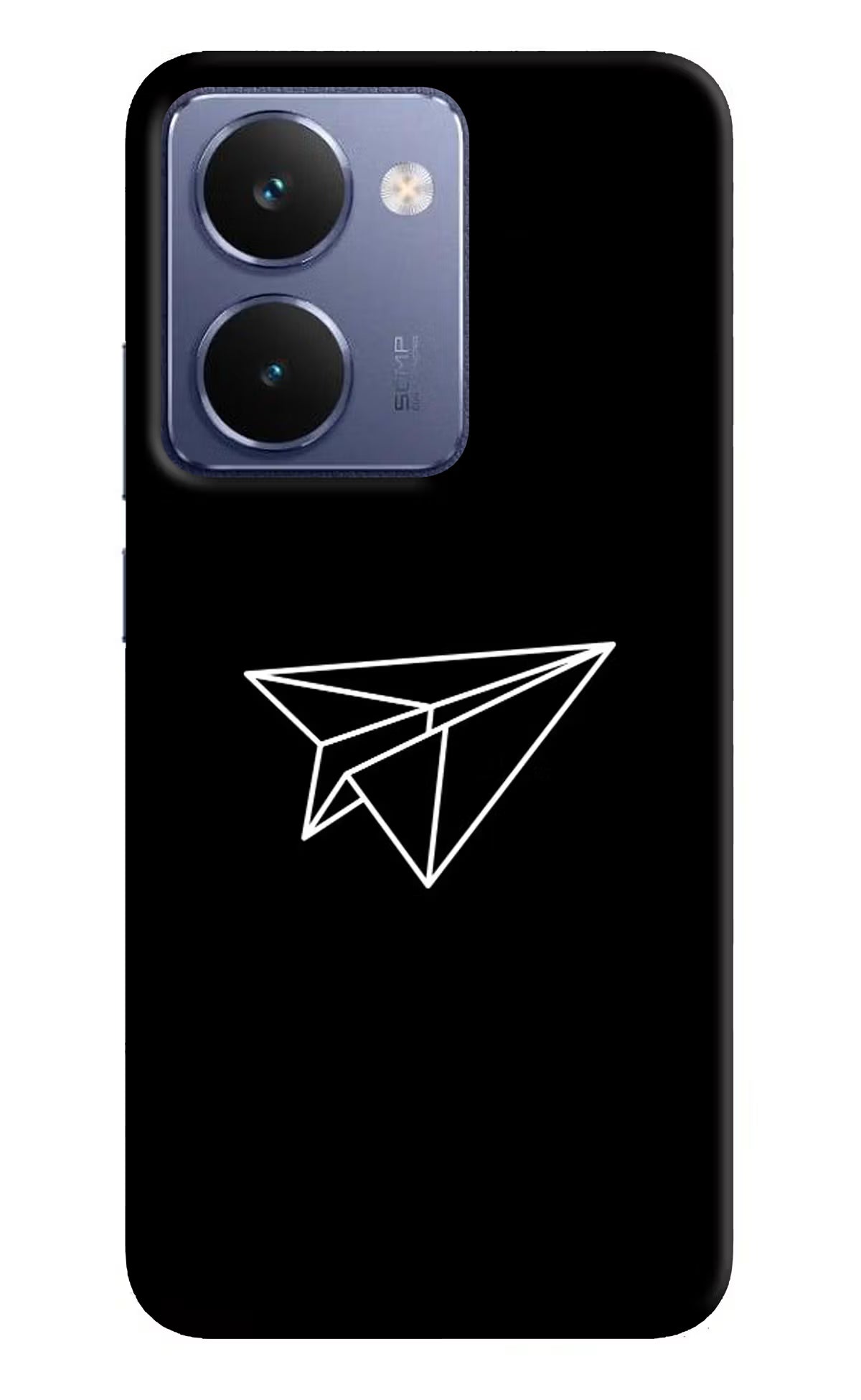 Paper Plane White Realme P3 Ultra 5G Hard Case Back Cover by Casekaro