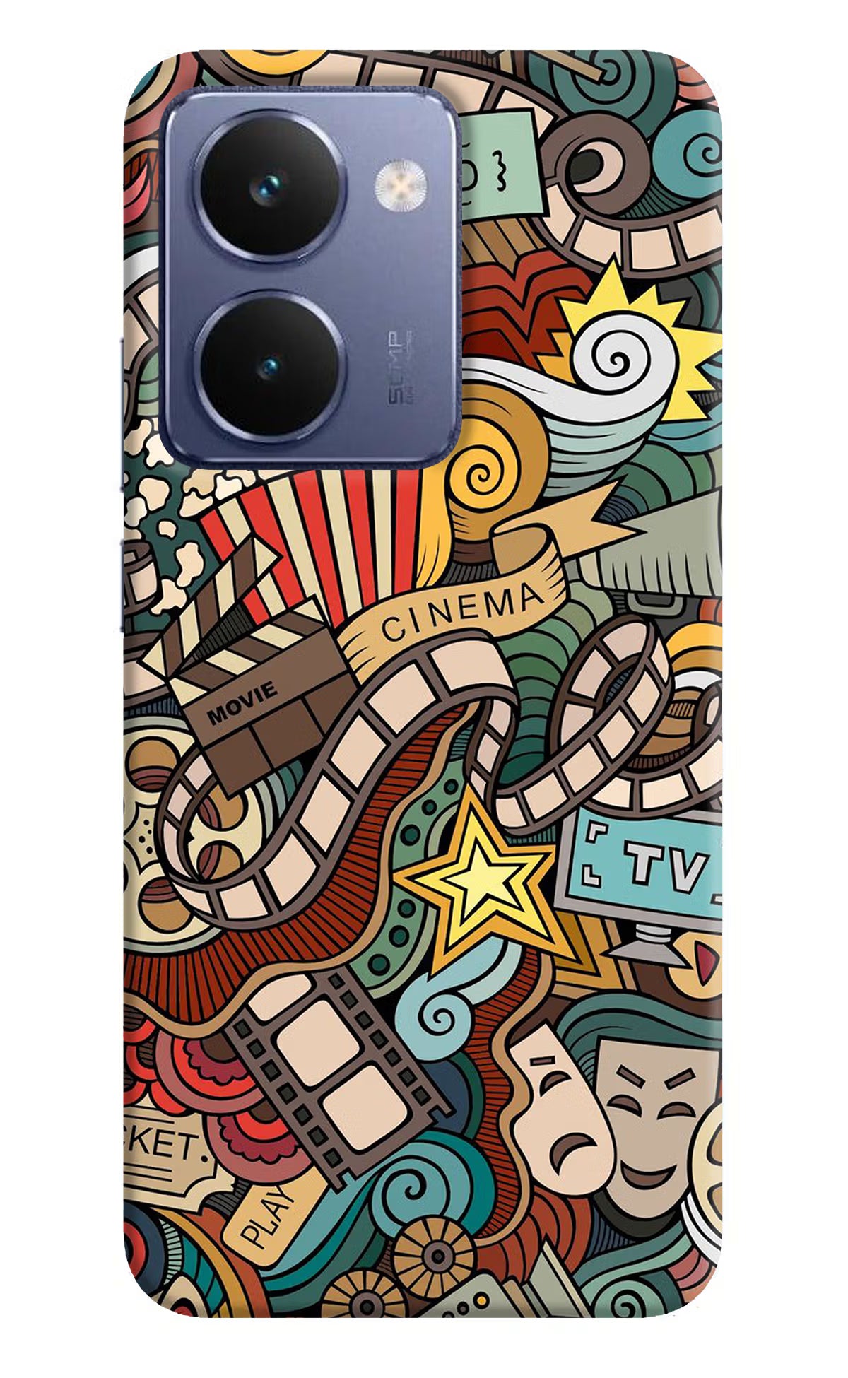 Cinema Abstract Realme P3 Ultra 5G Hard Case Back Cover by Casekaro