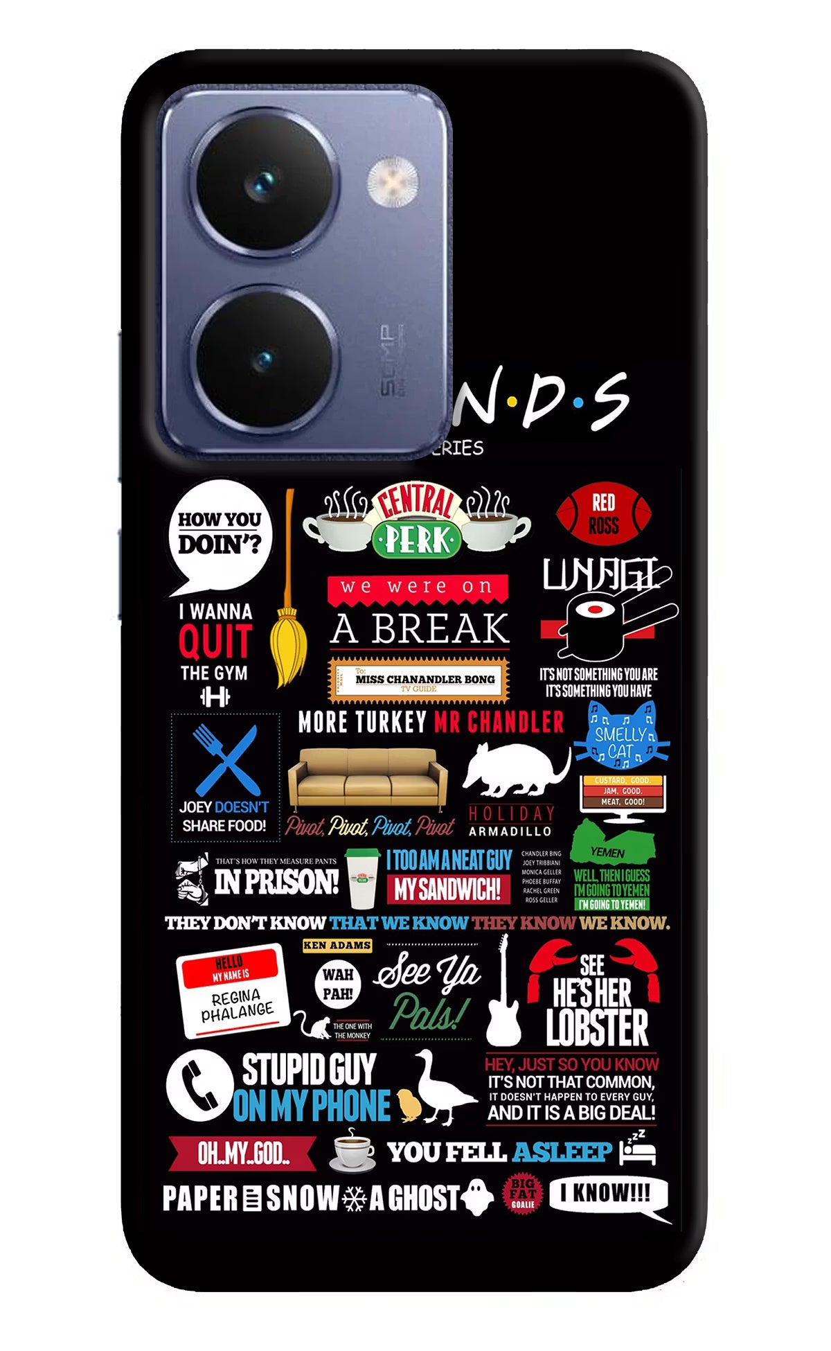 FRIENDS Realme P3 Ultra 5G Hard Case Back Cover by Casekaro