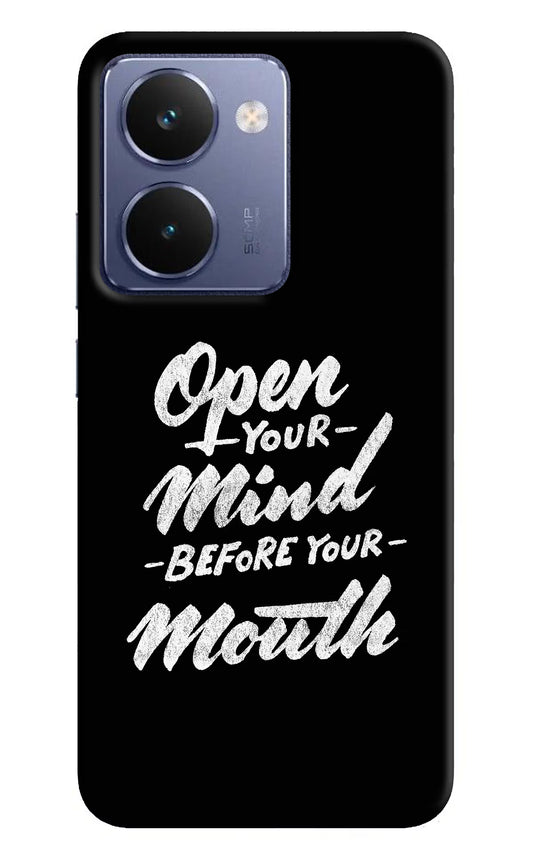Open Your Mind Before Your Mouth Realme P3 Ultra 5G Hard Case Back Cover by Casekaro