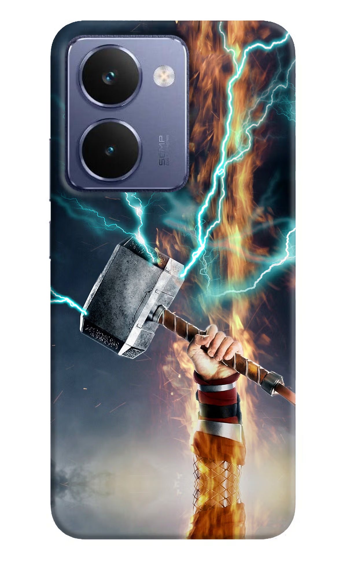 Thor Hammer Mjolnir Realme P3 Ultra 5G Hard Case Back Cover by Casekaro