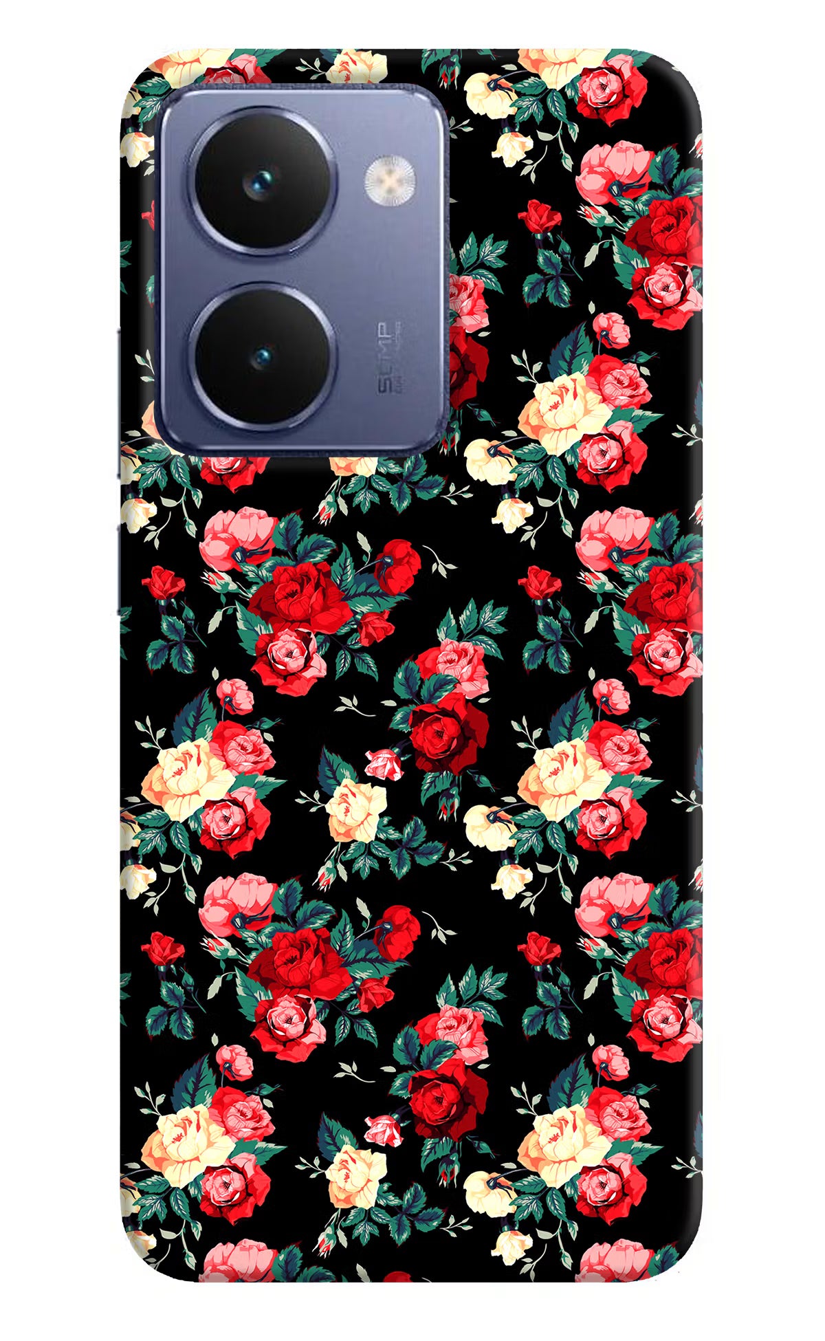 Rose Pattern Realme P3 Ultra 5G Hard Case Back Cover by Casekaro