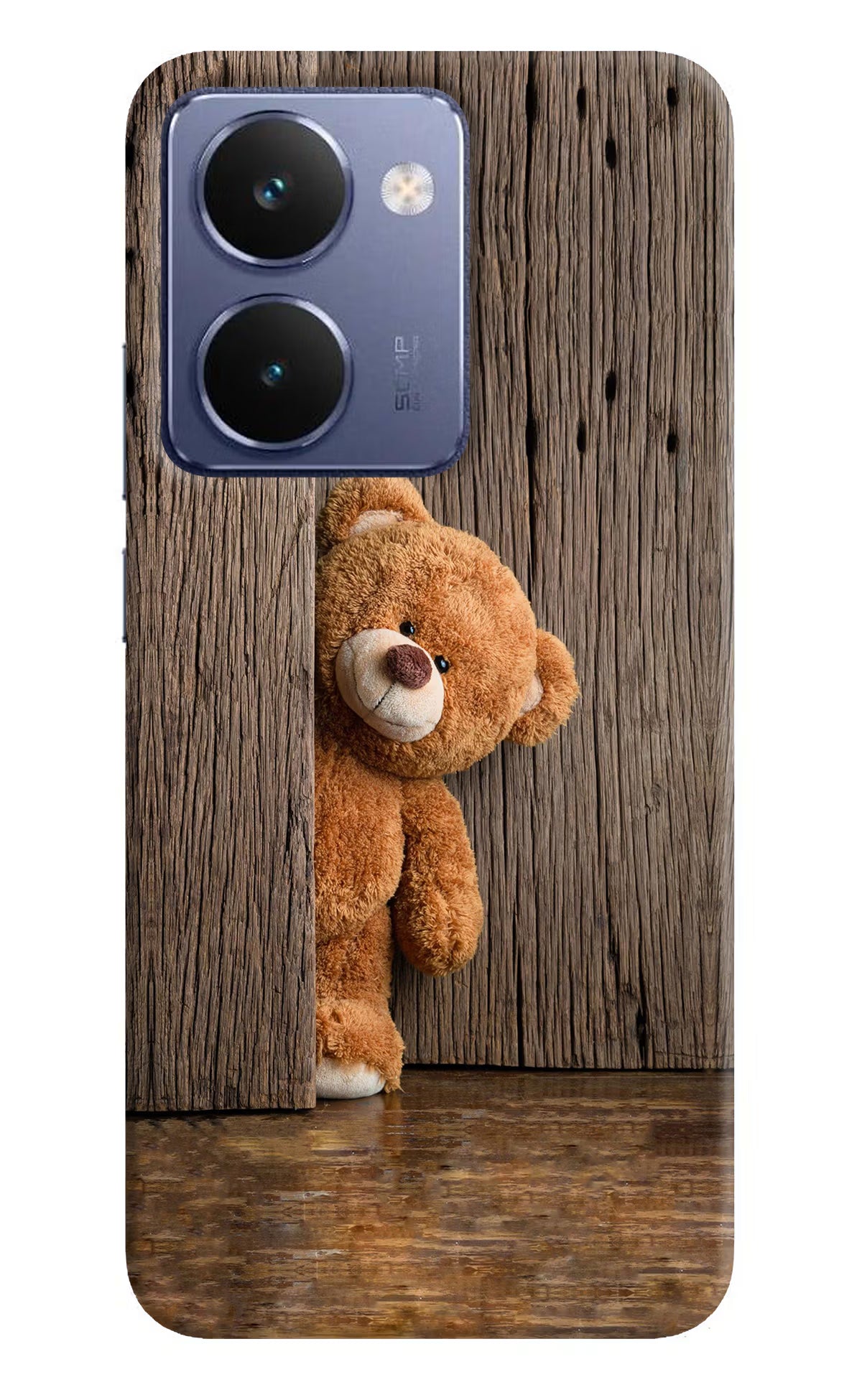 Teddy Wooden Realme P3 Ultra 5G Hard Case Back Cover by Casekaro