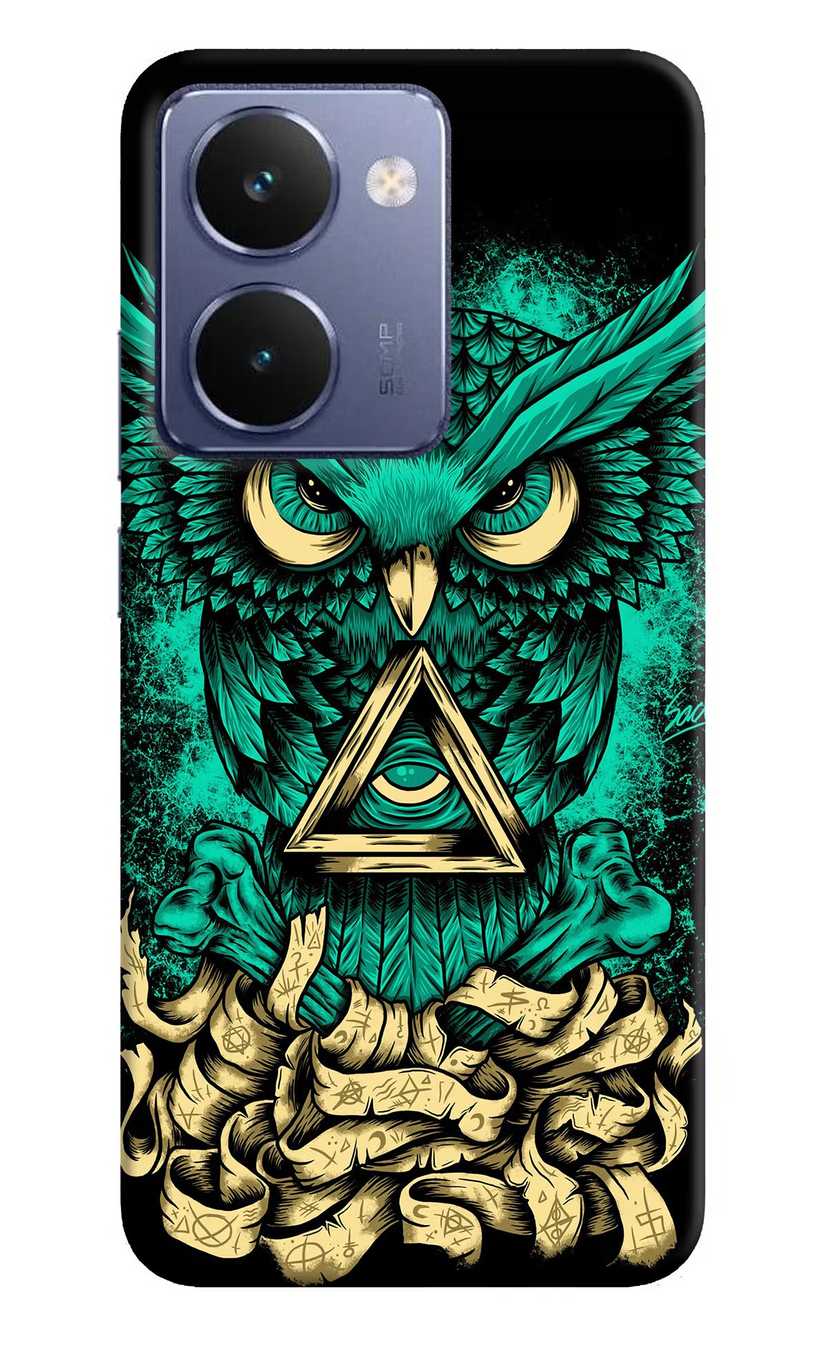 Green Owl Realme P3 Ultra 5G Hard Case Back Cover by Casekaro