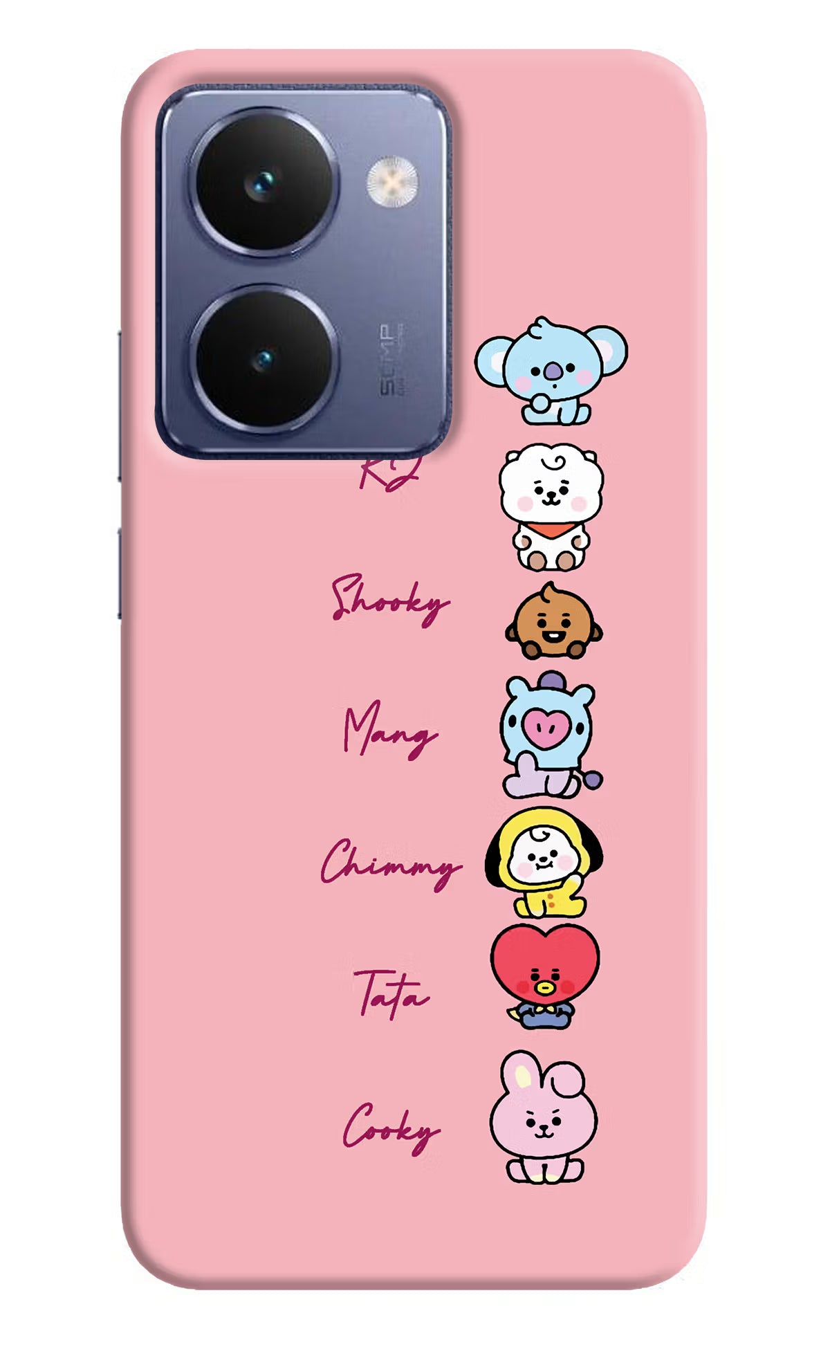 BTS names Realme P3 Ultra 5G Hard Case Back Cover by Casekaro