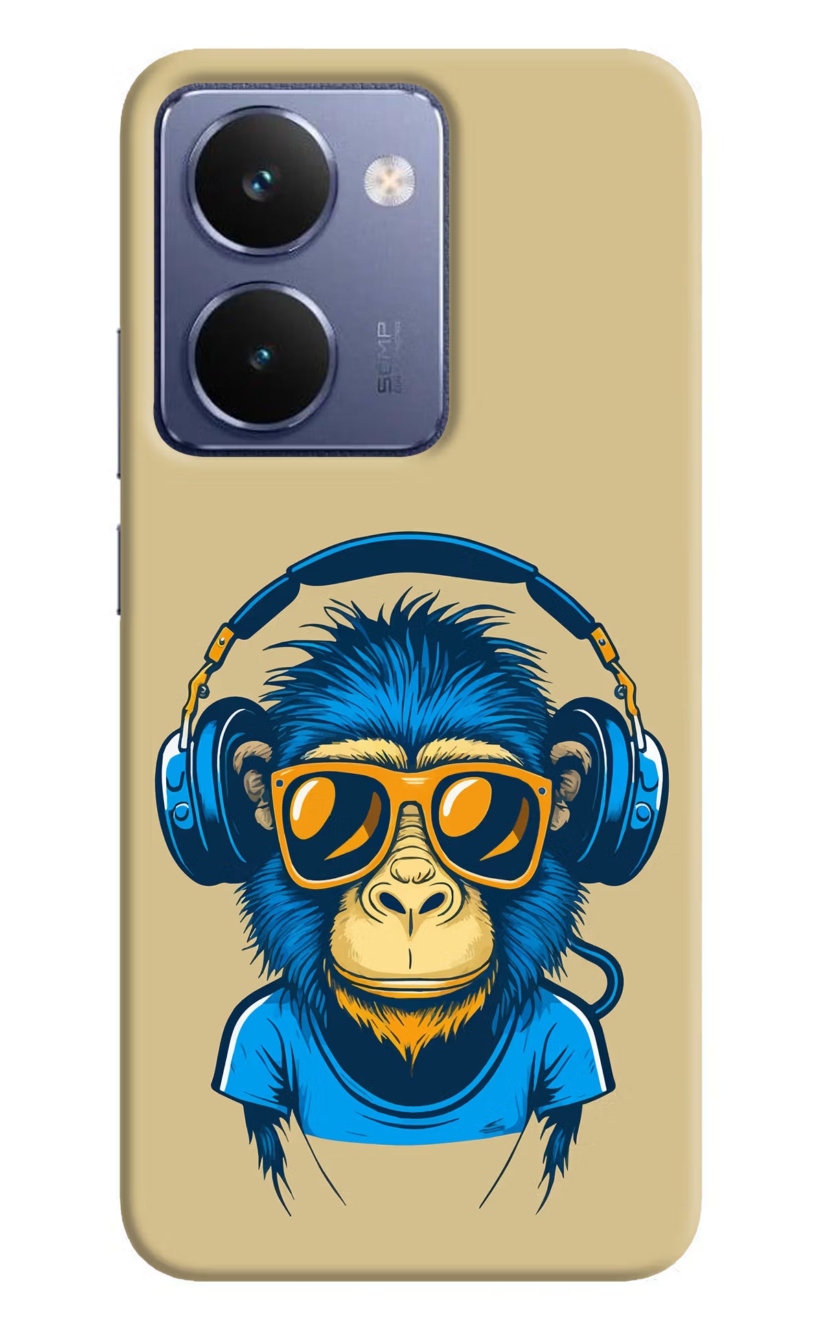 Monkey Headphone Realme P3 Ultra 5G Hard Case Back Cover by Casekaro