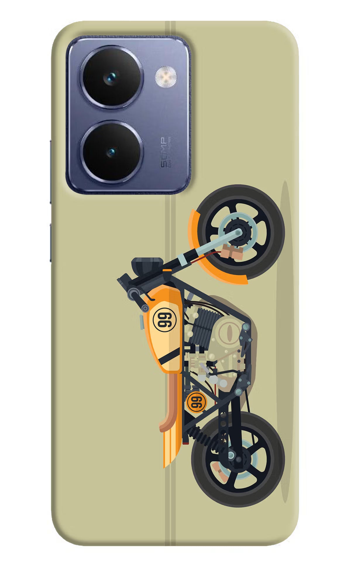 Vertical Speedster Realme P3 Ultra 5G Hard Case Back Cover by Casekaro