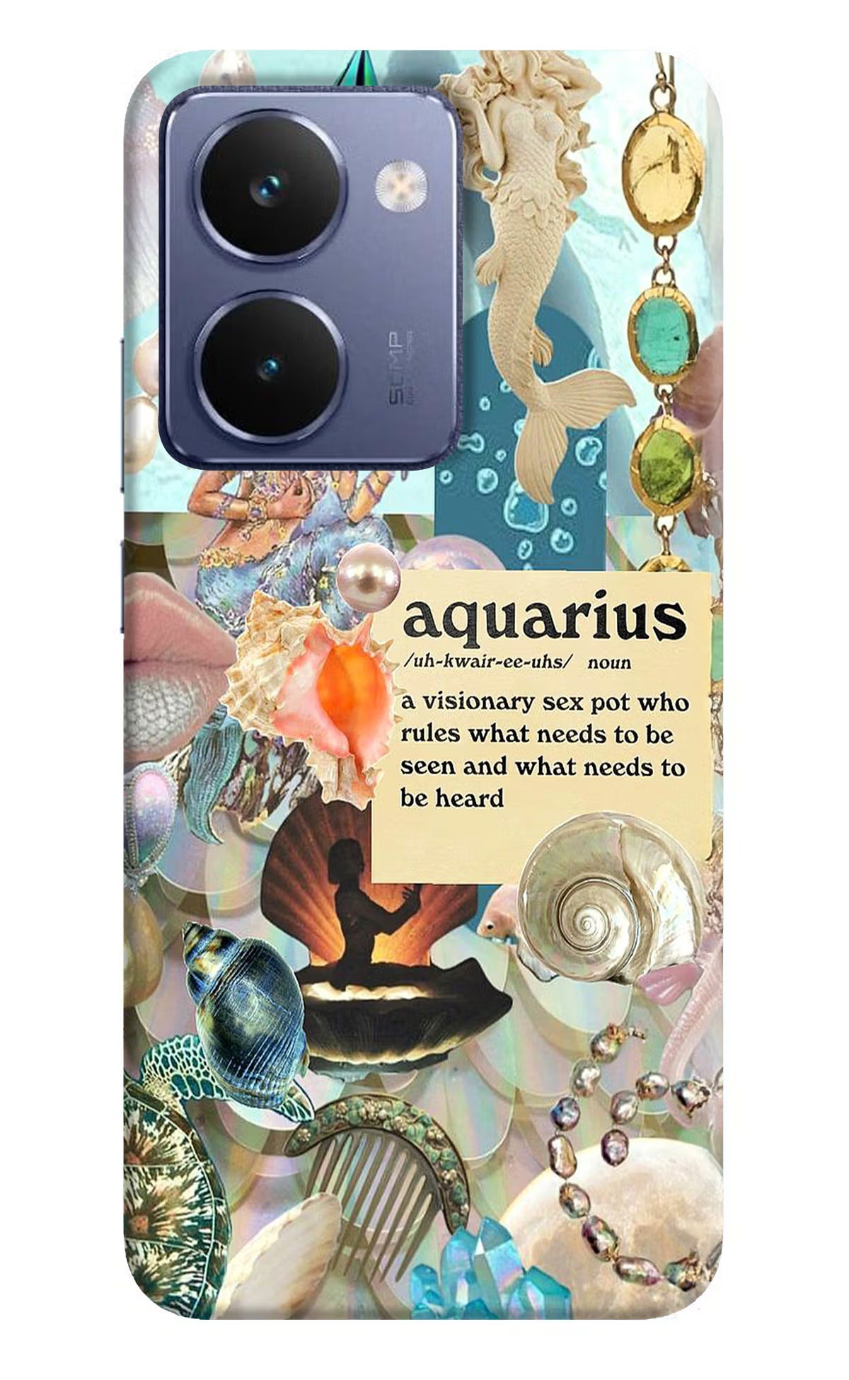Aquarius Zodiac Realme P3 Ultra 5G Hard Case Back Cover by Casekaro