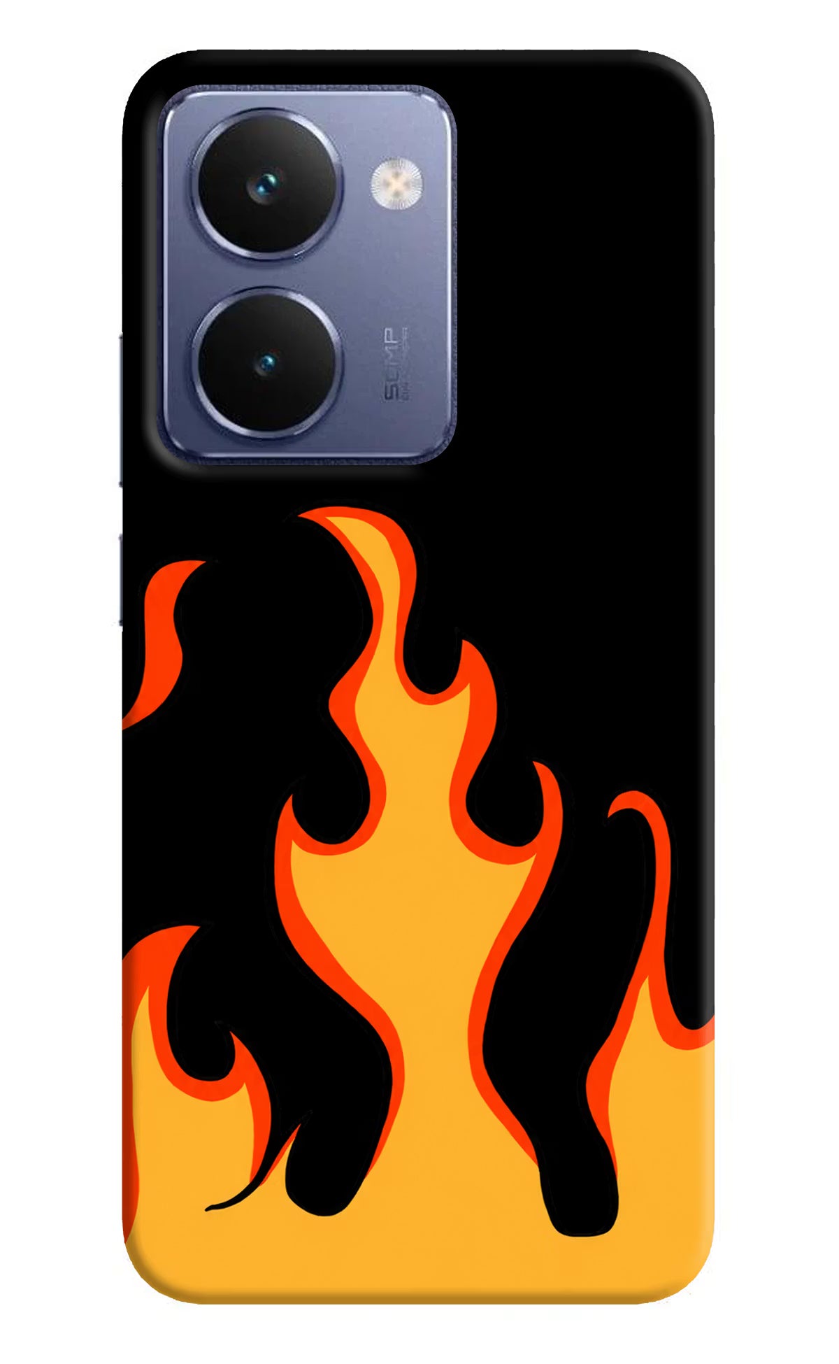Fired Up – Black Realme P3 Ultra 5G Hard Case Back Cover by Casekaro
