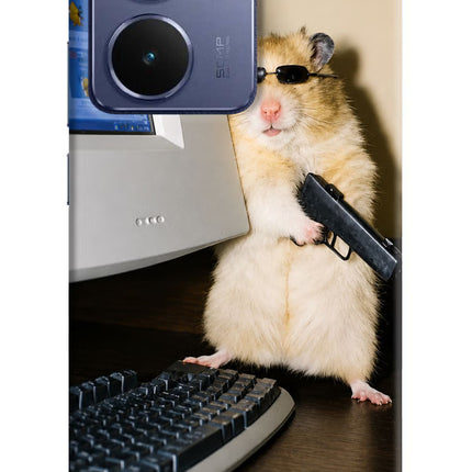 Hacker Hamster Realme P3 Ultra 5G Hard Case Back Cover by Casekaro