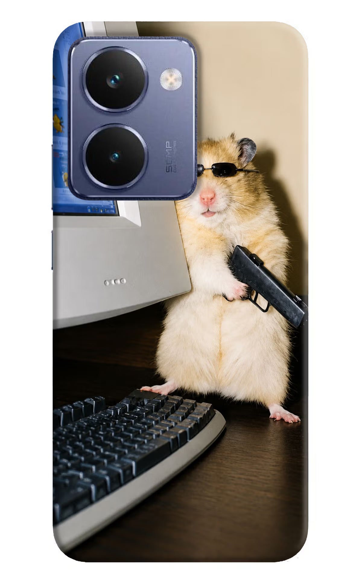 Hacker Hamster Realme P3 Ultra 5G Hard Case Back Cover by Casekaro