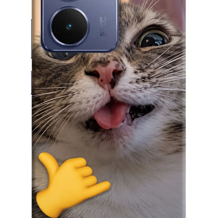 Silly Cat Call Realme P3 Ultra 5G Hard Case Back Cover by Casekaro