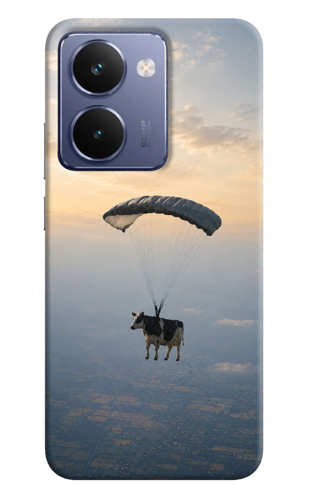 Skydiving Cow Realme P3 Ultra 5G Back Cover
