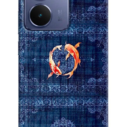 Koi Blue Realme P3 Ultra 5G Hard Case Back Cover by Casekaro