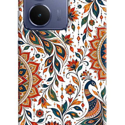 White Mayura Realme P3 Ultra 5G Hard Case Back Cover by Casekaro