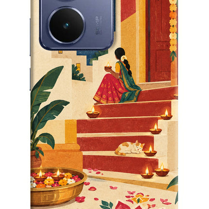 Diwali Rangoli Realme P3 Ultra 5G Hard Case Back Cover by Casekaro