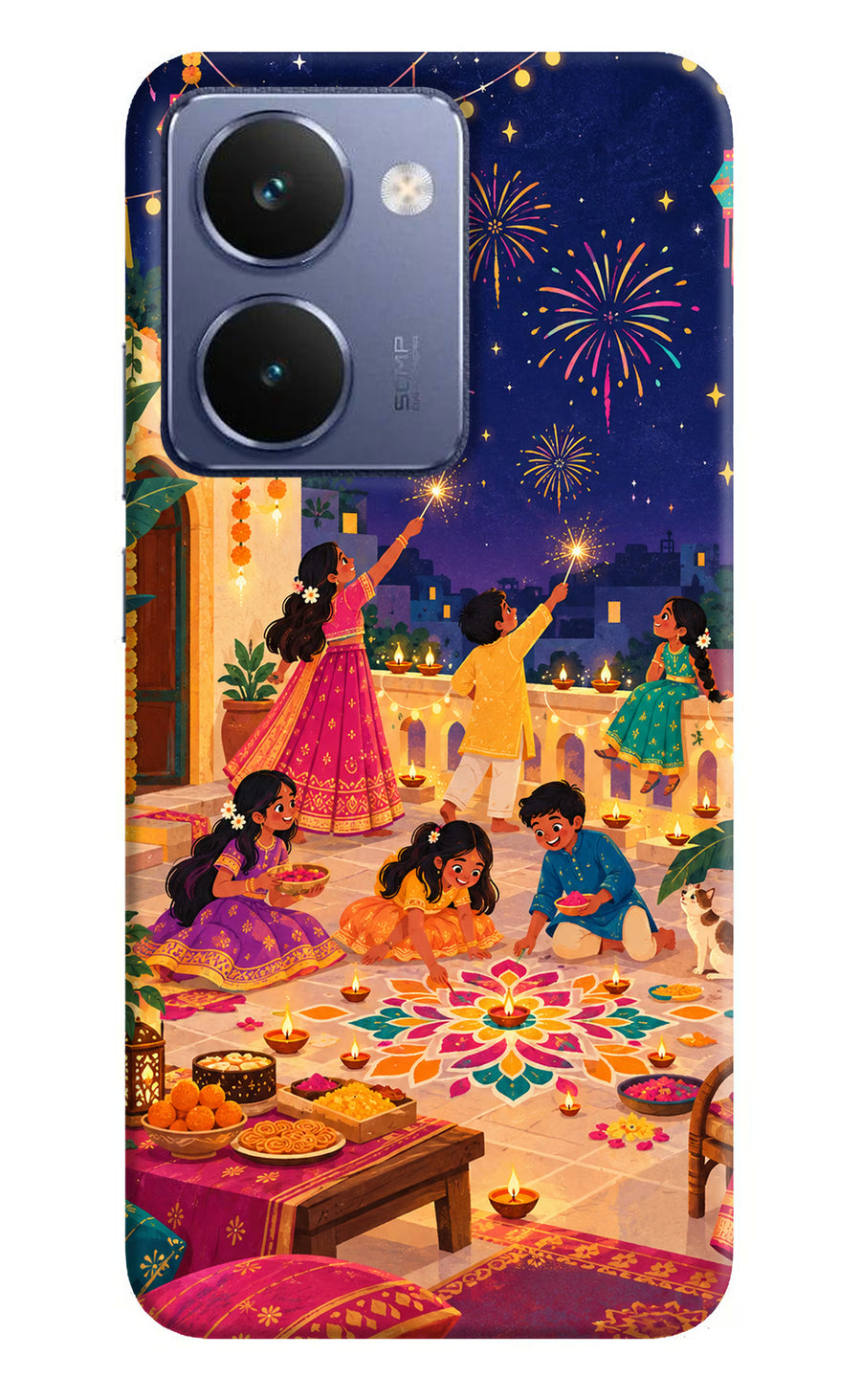 Diwali Night Realme P3 Ultra 5G Back Cover, Hard case