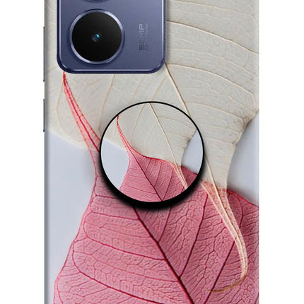 White Pink Leaf Realme P3 Ultra 5G Pop Case by Casekaro