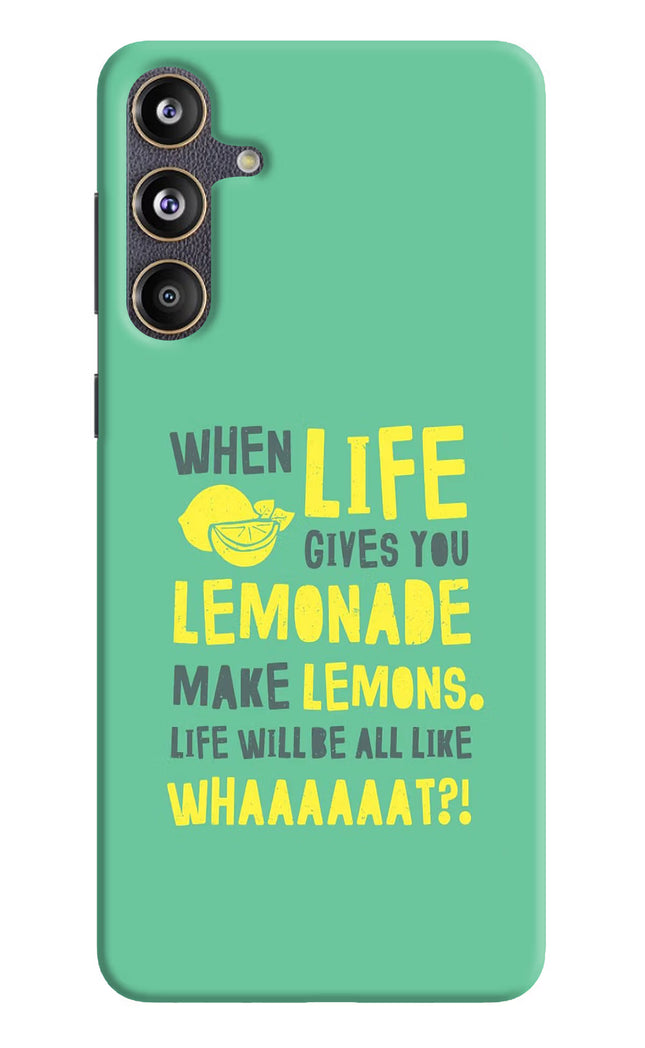 Quote Samsung F55 5G Hard Case Back Cover by Casekaro