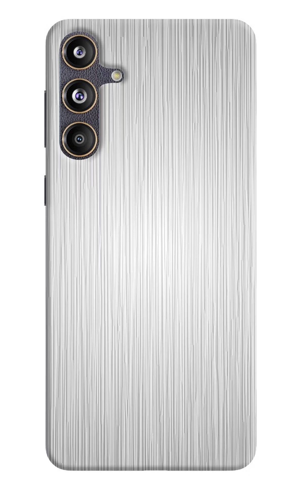 Wooden Grey Texture Samsung F55 5G Hard Case Back Cover by Casekaro