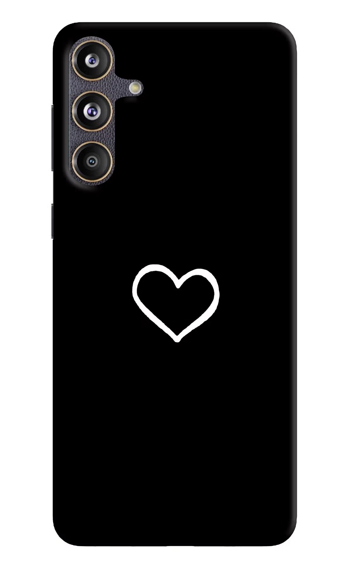 Heart Samsung F55 5G Hard Case Back Cover by Casekaro