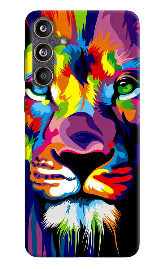 Lion Samsung F55 5G Hard Case Back Cover by Casekaro