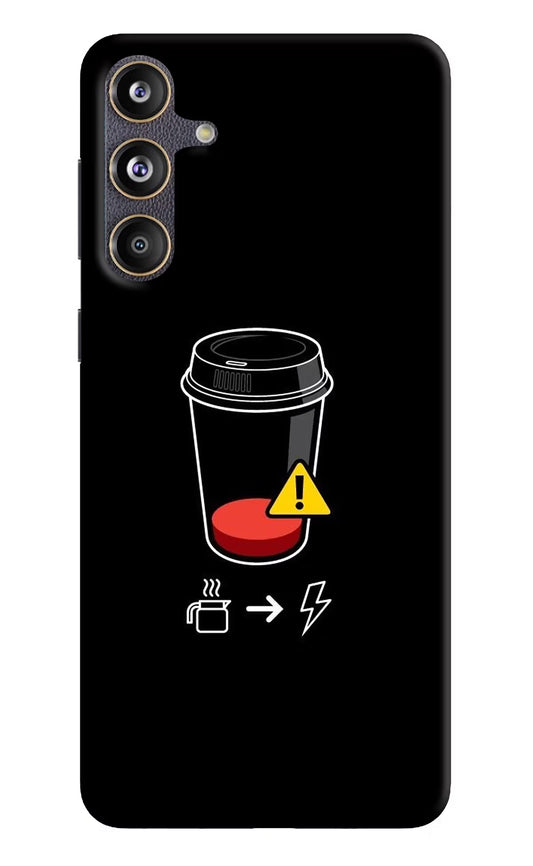 Coffee Samsung F55 5G Hard Case Back Cover by Casekaro