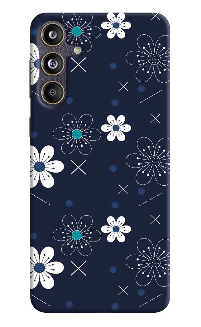 Flowers Samsung F55 5G Hard Case Back Cover by Casekaro